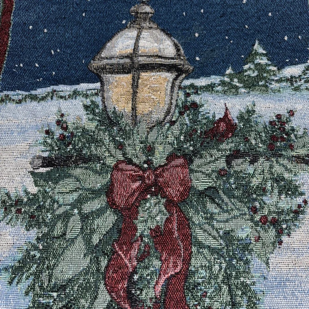 Sally Hackman Robert's‎ Holiday Winter Scene Tapersty Bannerette 13